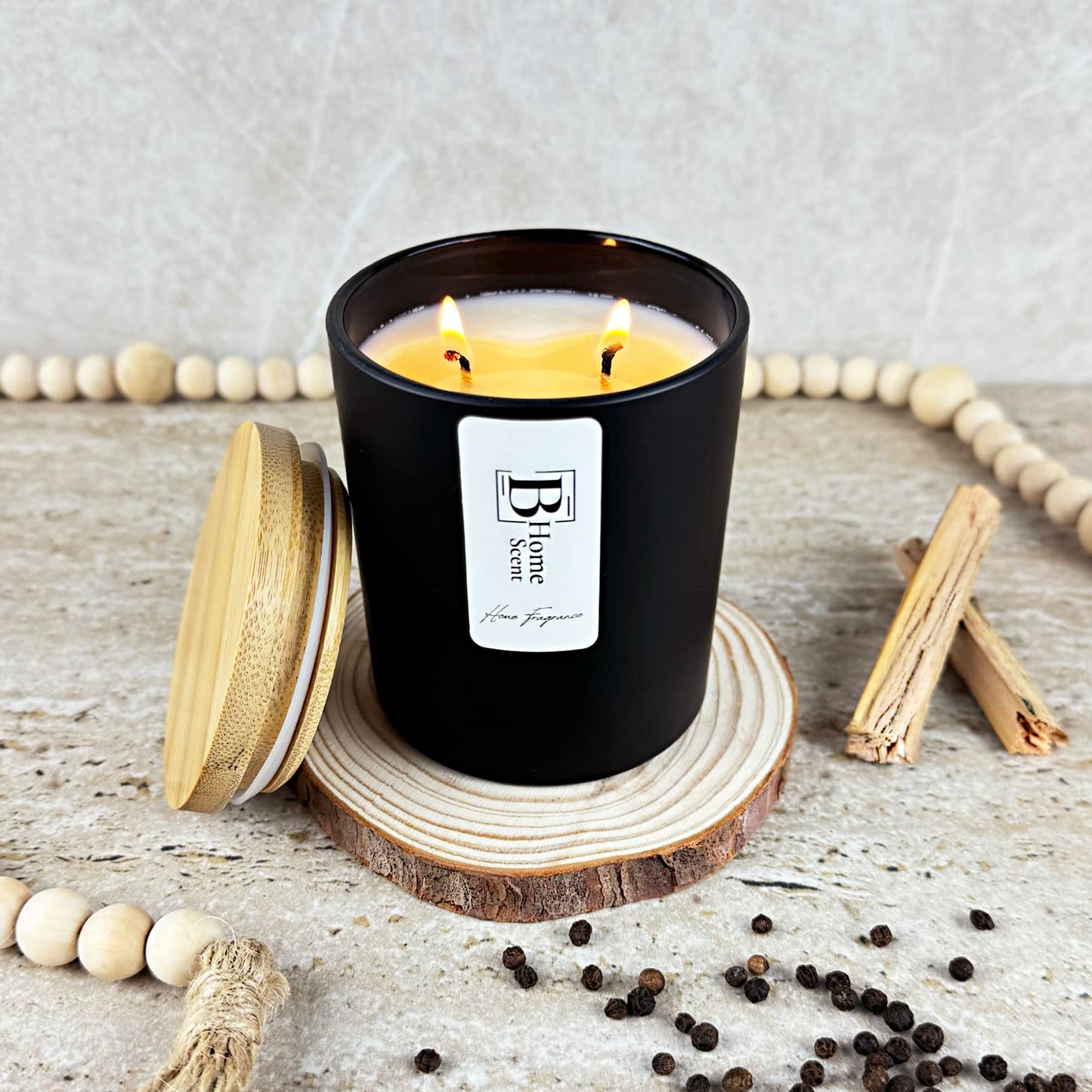 Sandalwood & Black Pepper Candle