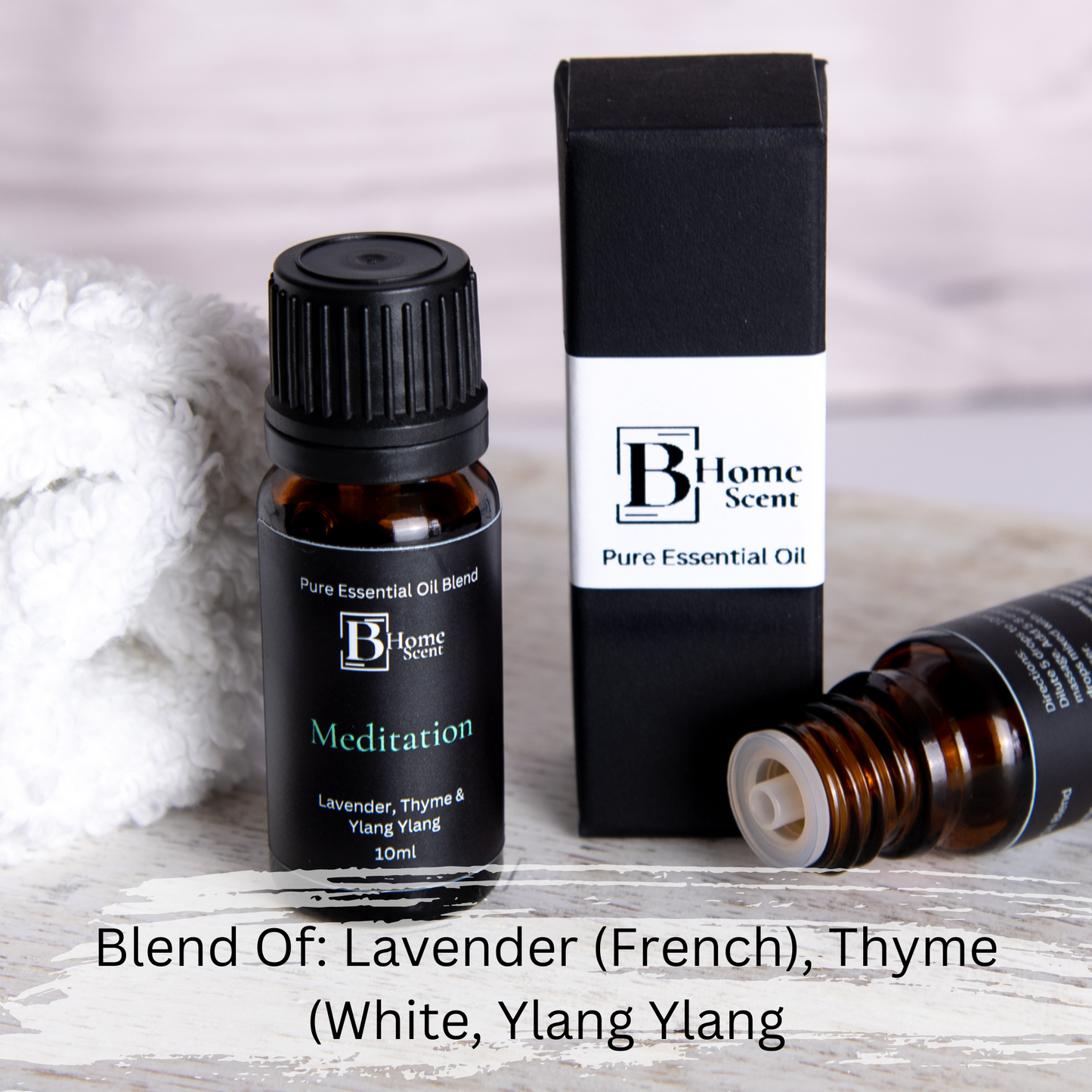 Meditation Essential Oil Blend 10ml - Lavender, Thyme (White), Ylang Ylang