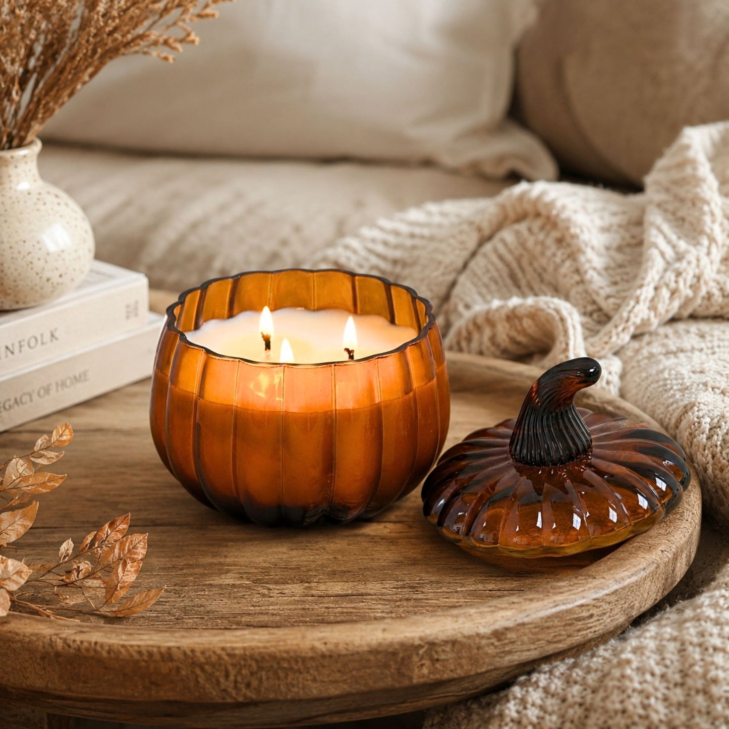 Pumpkin Jar Candle