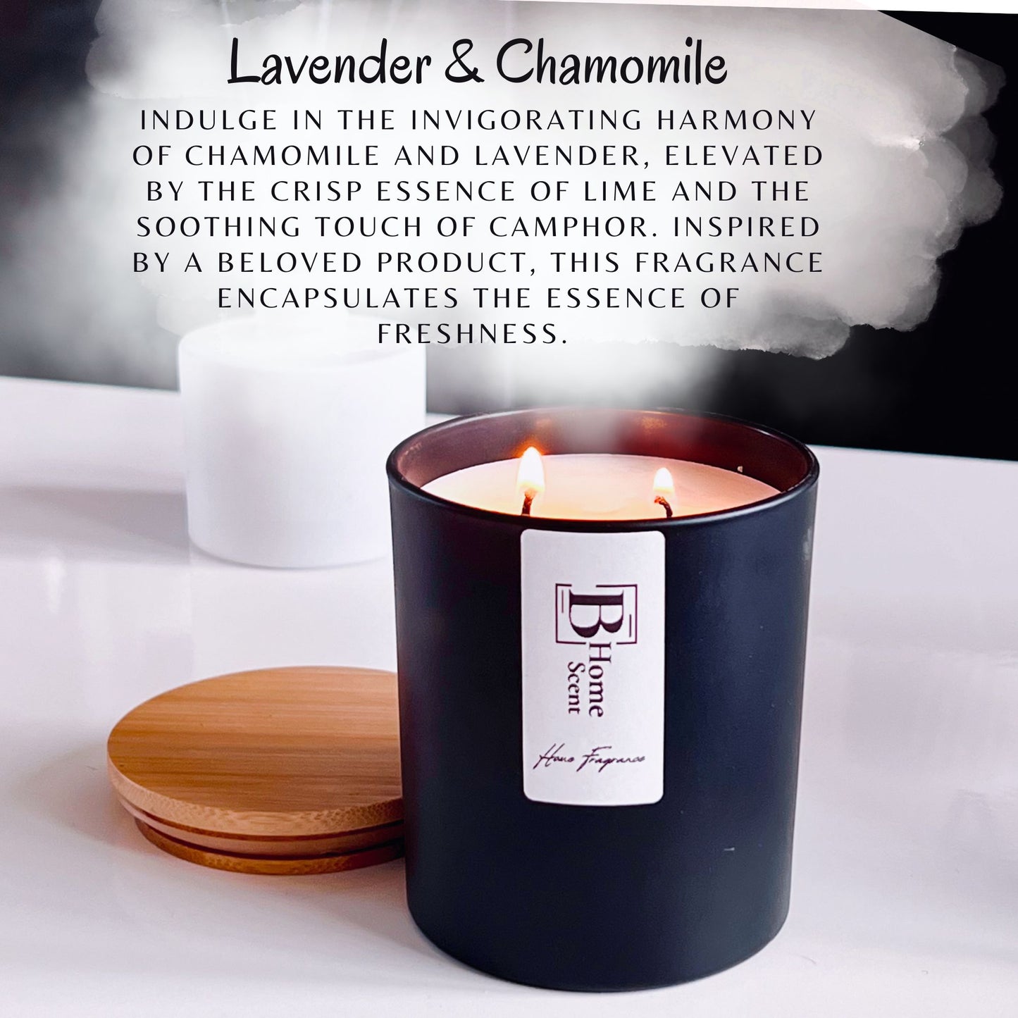 Lavender & Chamomile Scented Candle