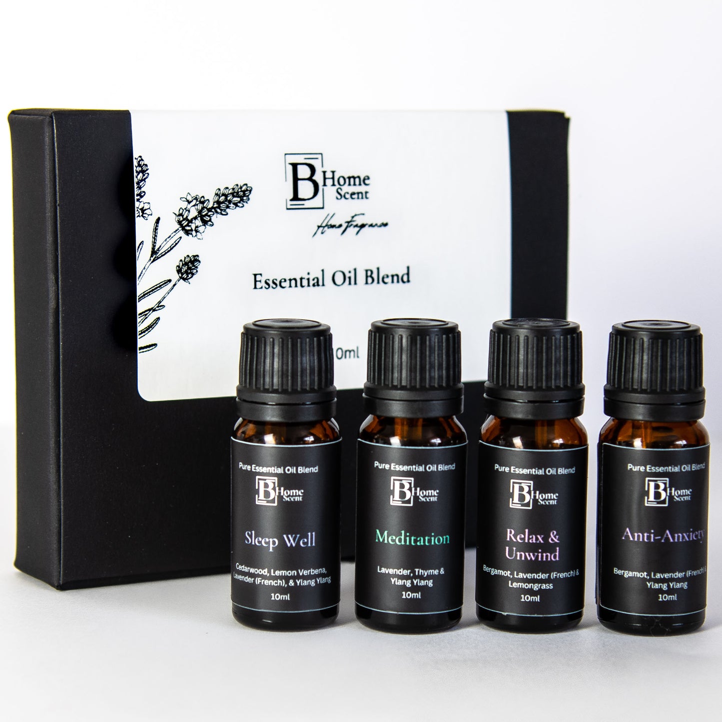 Sleep & Relax Essential Oil Set - Relax & Unwind, Sleep Well, Meditation, Anti - Anxiety - 100% Pure and Natural - Essential Oils for Diffuser, Home, Aromatherapy, Essential Oil Gift Box