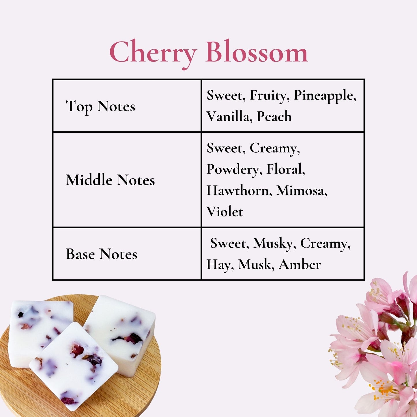 Cherry Blossom Botanical Wax Melts