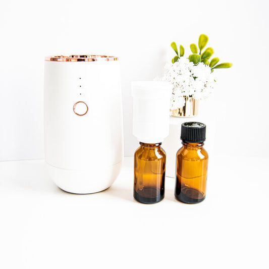 Waterless Aroma Diffuser with to bottles of scent