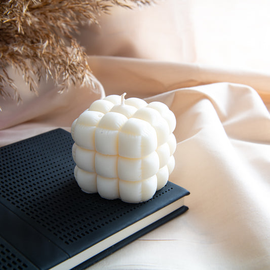 Cube Puffy Candle